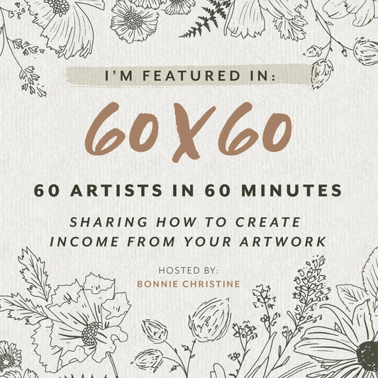 60 Artists in 60 Minutes with Bonnie Christine - Kirsten Katz
