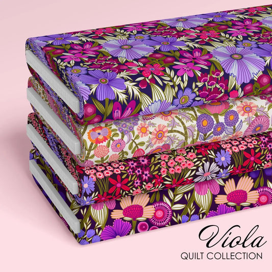 Viola Quilt Fabric Collection - Kirsten Katz