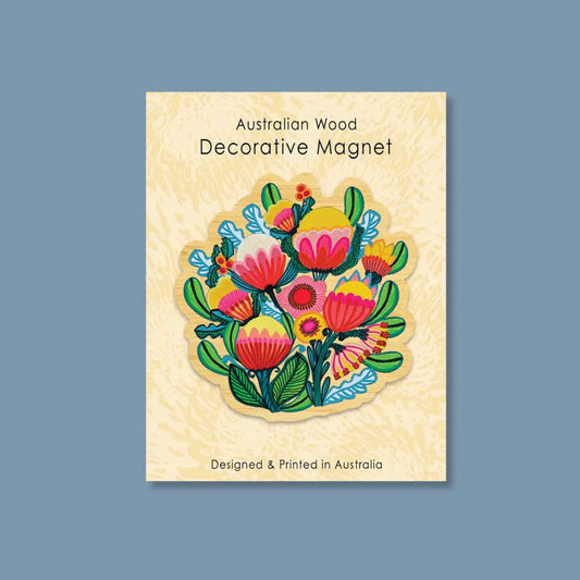 Australia Bush Bouquet Magnet & Card Set Kirsten Katz