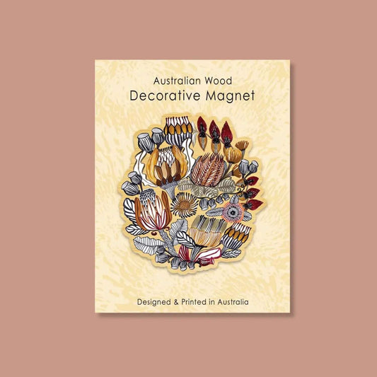 Australian Natural Native Flora Magnet & Card Set Kirsten Katz