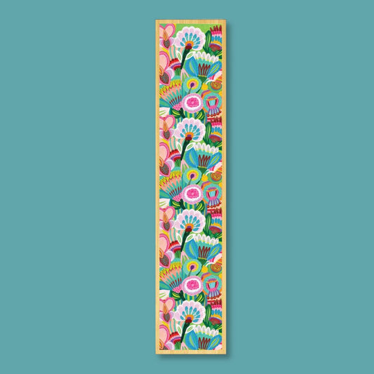 Pastel Flora Australian Wooden Bookmark - Kirsten Katz