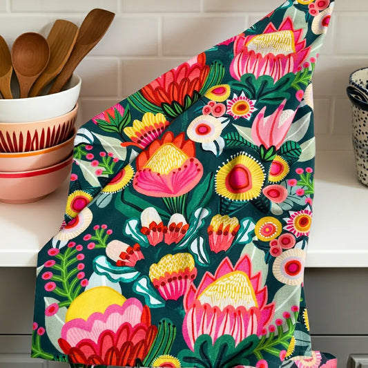 Garden Glory Designer Tea Towel