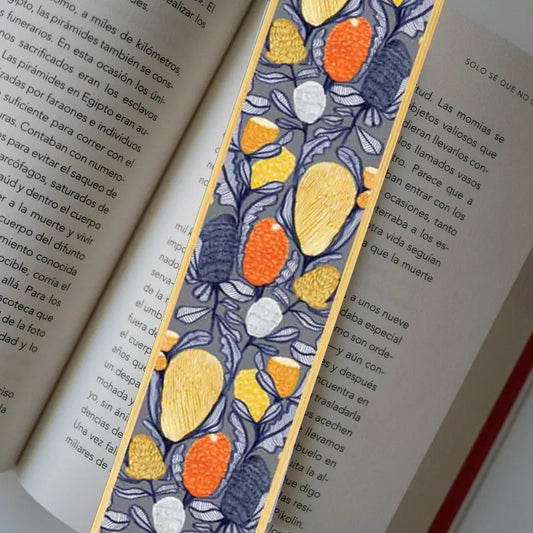Banksia Linear Australian Wooden Bookmark Kirsten Katz