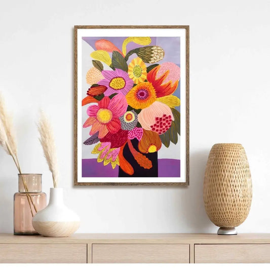 Big Blooms - Modern Flower Art Print Kirsten Katz