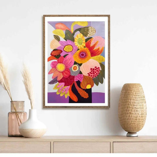 Big Blooms - Modern Flower Art Print Kirsten Katz
