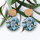 Blue Banksias Wooden Earrings Kirsten Katz