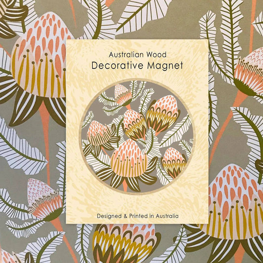 Bush Proteas Magnet & Card Set Kirsten Katz