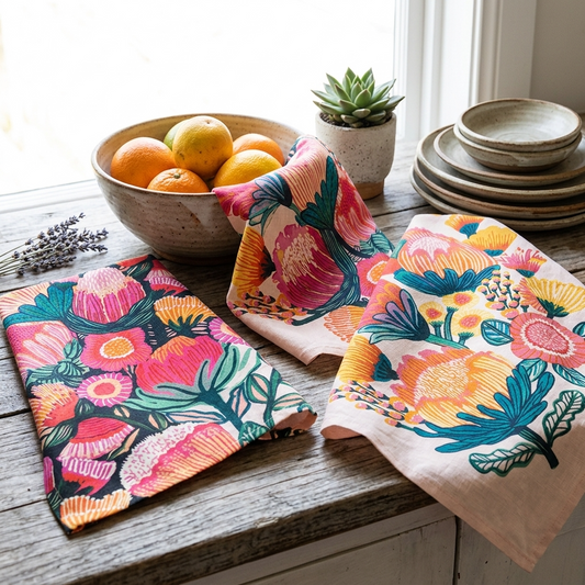 Flowers of Oz Tea Towel Set