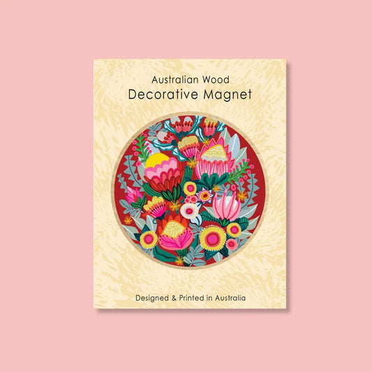 Flowers From The Bush Magnet & Card Set Kirsten Katz