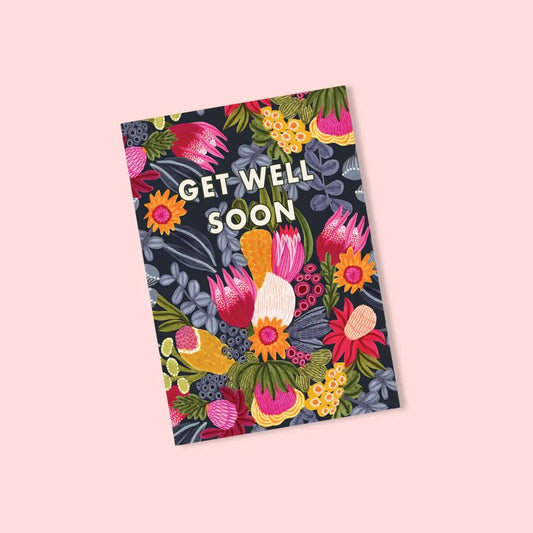Get Well Soon Card – Bush Flowers Kirsten Katz