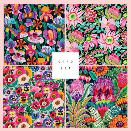 Iris Iridescence Set of 4 Australian Cards Kirsten Katz