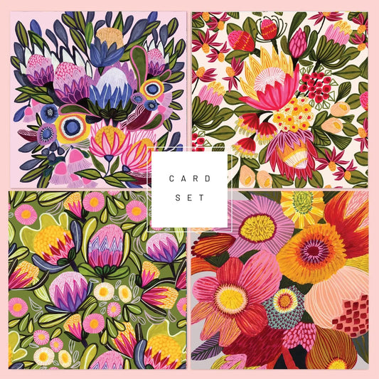 Protea Magnifica Australian Greeting Cards Kirsten Katz