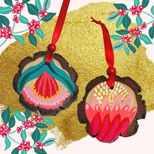 Christmas Ornament Handpainted Kirsten Katz
