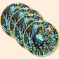 Azure Proteas Australian Wooden Coaster & Napkin Set - Kirsten Katz
