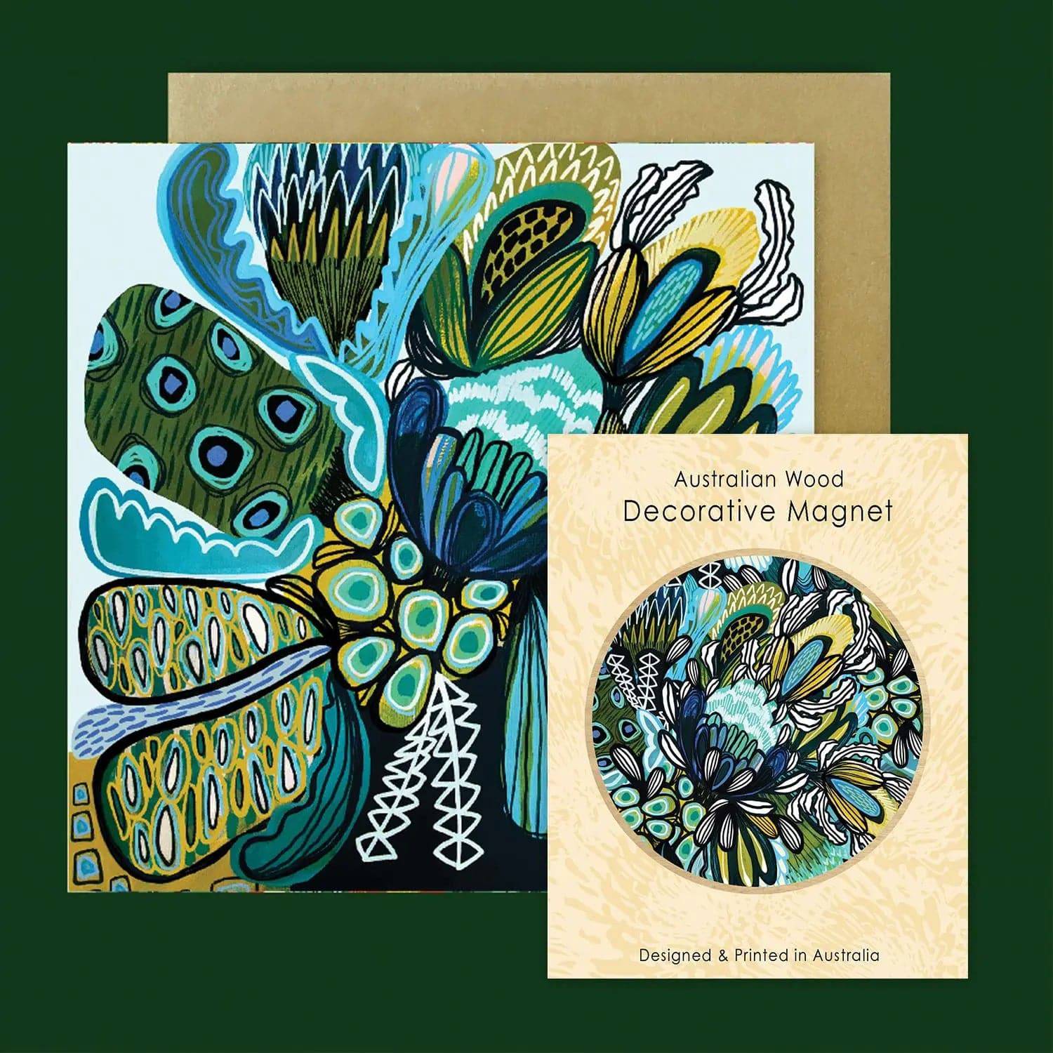 Azure Proteas & Card Gift Set Kirsten Katz
