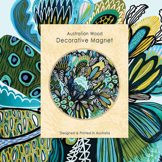 Azure Proteas Magnet & Card Set Kirsten Katz