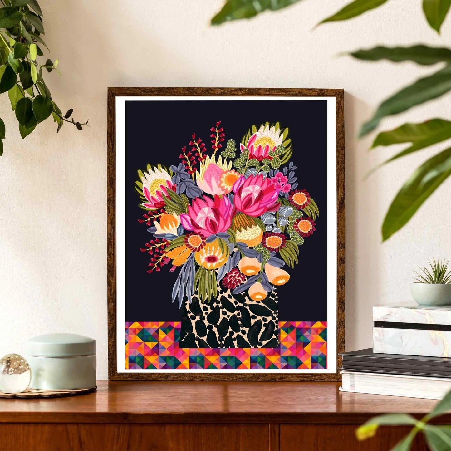 Botanical Bouquet Australian Wall Art Print - Kirsten Katz