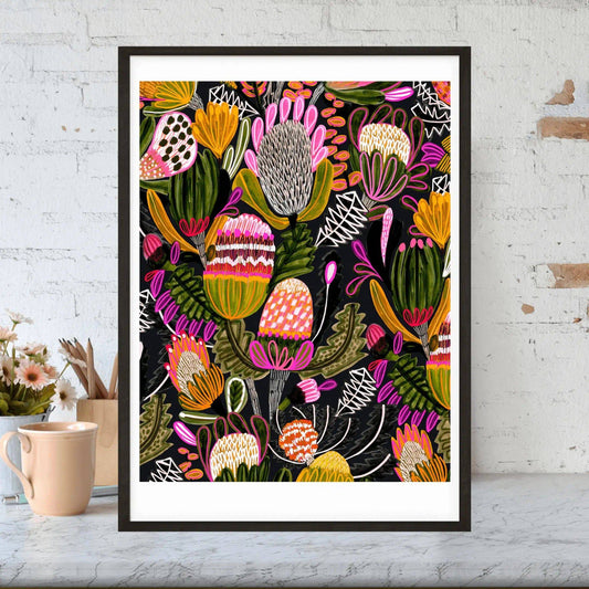 Bush Bankisa Modern Wall Art Print Kirsten Katz