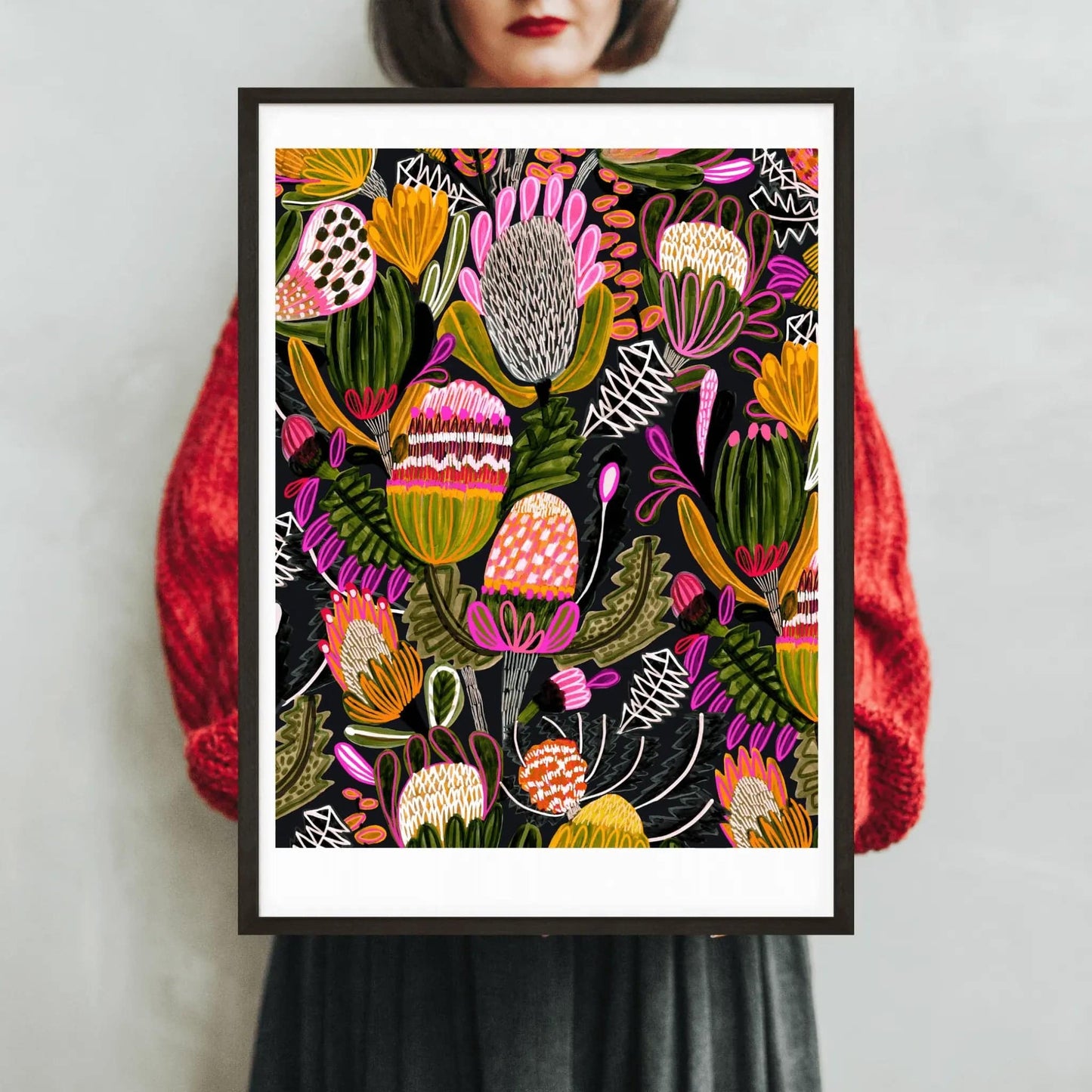 Bush Bankisa Modern Wall Art Print Kirsten Katz