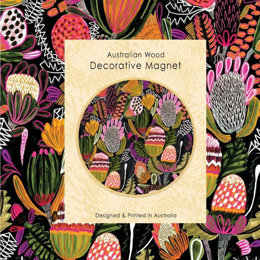 Bush Banksia Magnet & Card Gift Set - Kirsten Katz