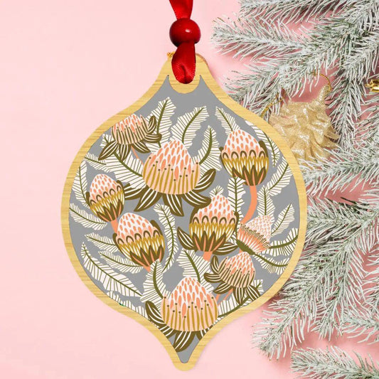 Bush Proteas Christmas Bauble Kirsten Katz
