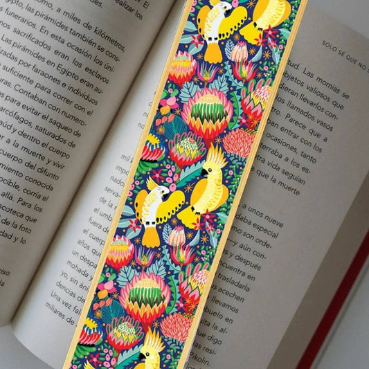 Cockatoos Australian Wooden Bookmark - Kirsten Katz