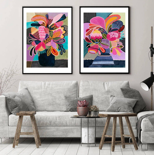 Colour Pop Modern Still Life Wall Art Set Kirsten Katz