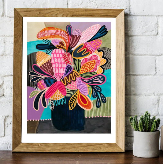 Colour Pop Modern Wall Art Print Kirsten Katz