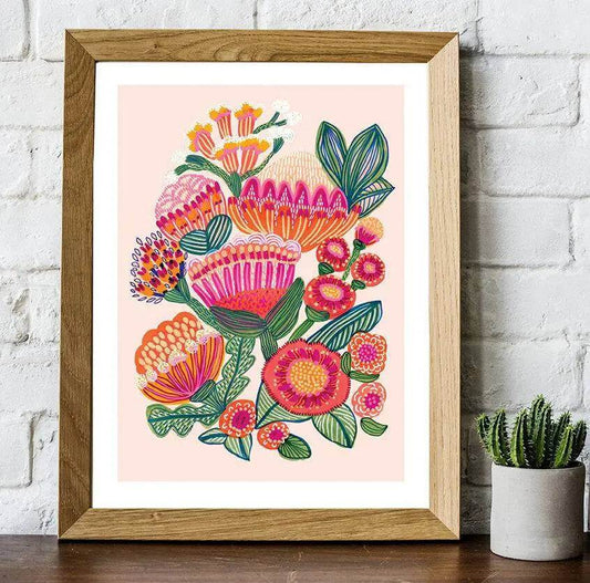 Flowers of Desert Art Print Kirsten Katz