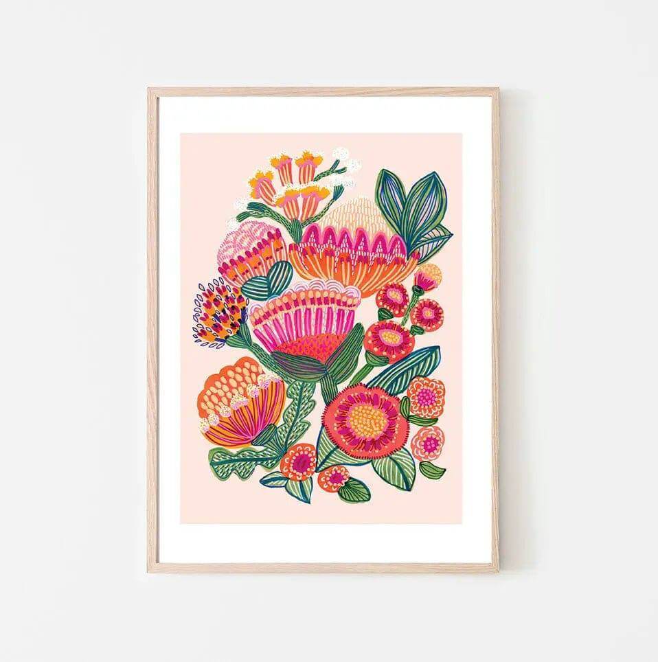 Flowers of Desert Art Print Kirsten Katz