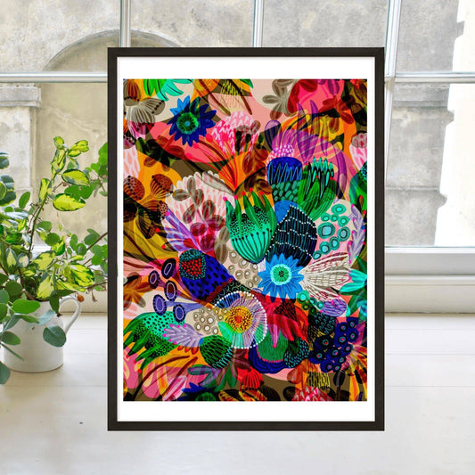 Garden of Eden Abstract Wall Art Print Kirsten Katz