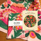 Grevillea Garden Tea Towel & Wooden Fridge Magnet Gift Set - Kirsten Katz