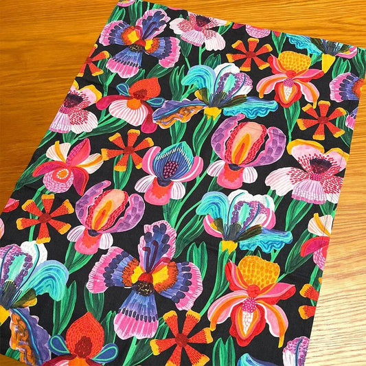 Irises & Orchids Tea Towel Kirsten Katz