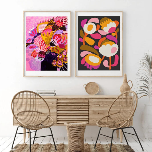 Modern Mixed Media Wall Art Prints Kirsten Katz