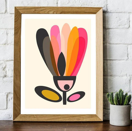 Modern Tulip Wall Art Print - Kirsten Katz