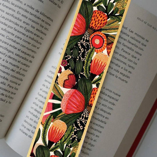 Native Banksias Australian Wooden Bookmark - Kirsten Katz
