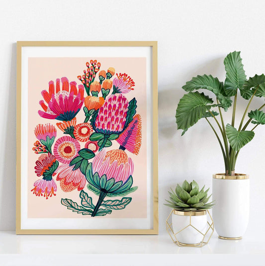 Native Garden Art Print Kirsten Katz