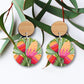 Protea Flowers Wooden Earrings - Kirsten Katz