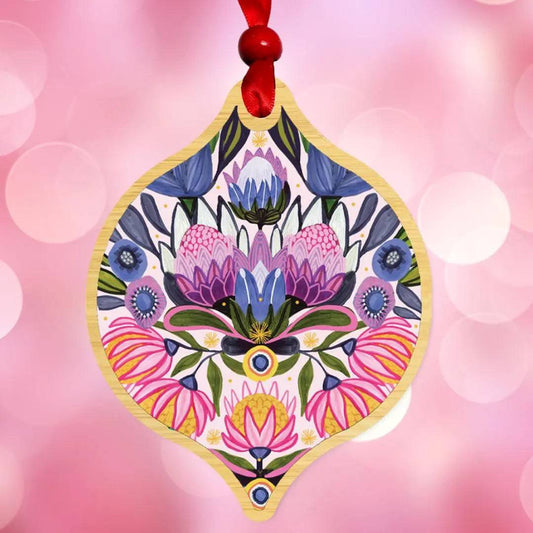 Protea Magnifica Christmas Bauble Kirsten Katz