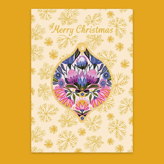 Protea Magnifica Christmas Card & Bauble Kirsten Katz