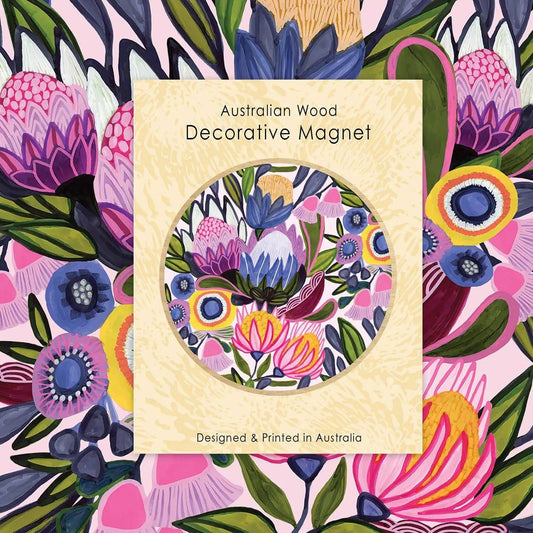 Protea Magnifica Magnet & Card Set Kirsten Katz