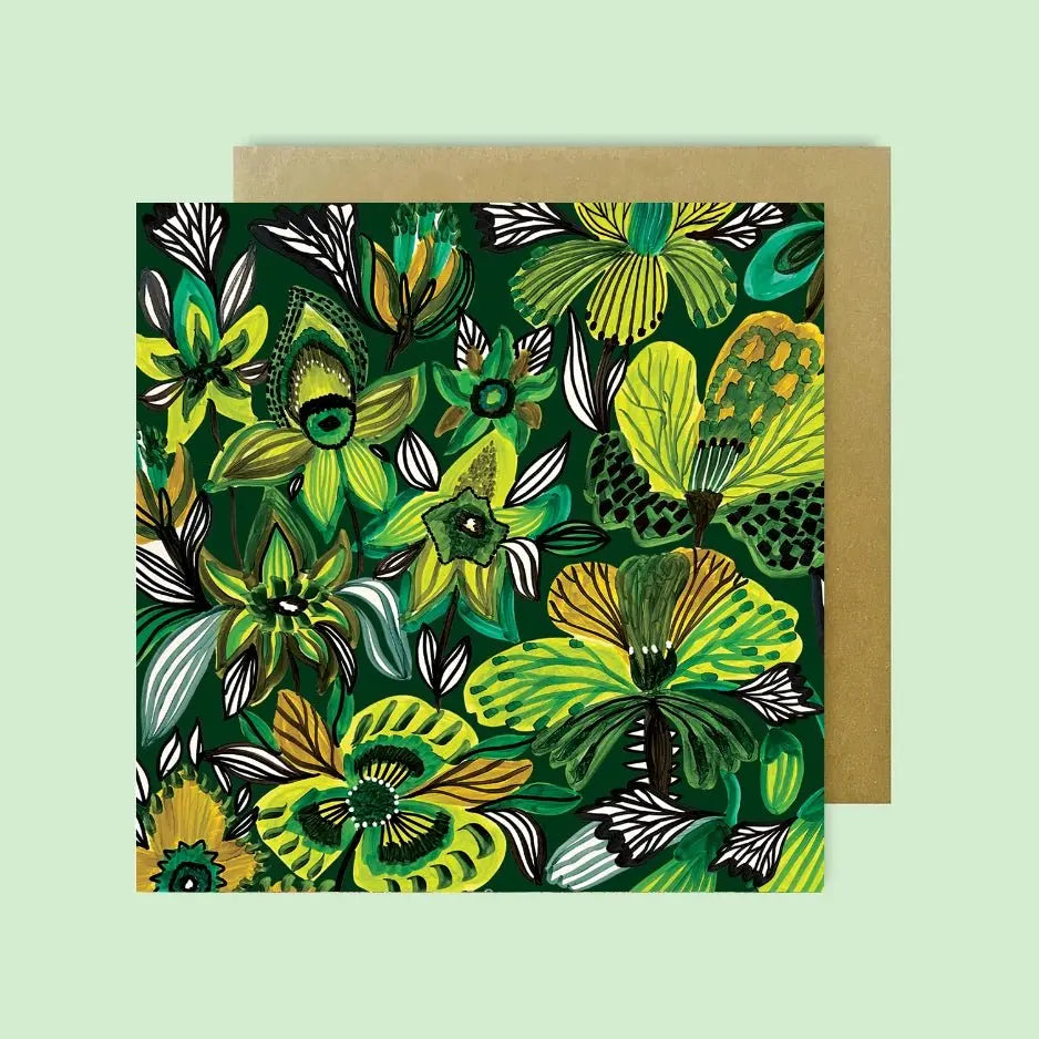 Rainforest Flora Magnet & Card Gift Set - Kirsten Katz