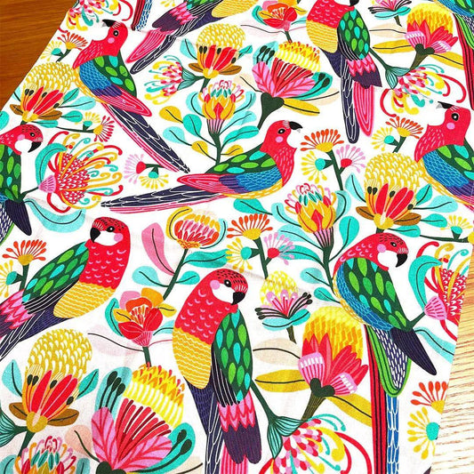 Rosella Paradise Tea Towel Kirsten Katz