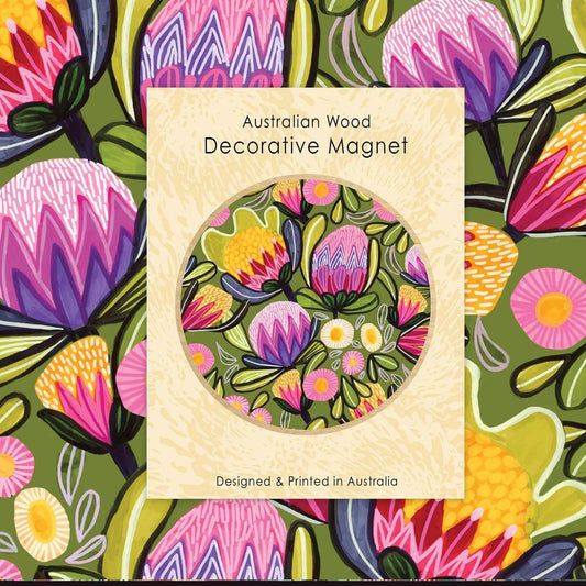 Sugarbush Proteas Magnet & Card Set Kirsten Katz