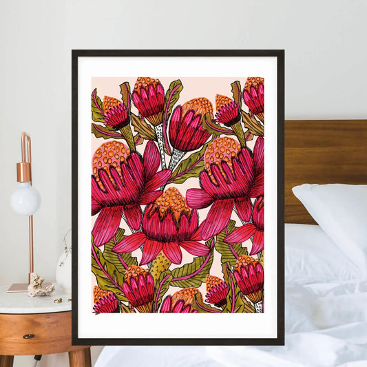 Waratahs Wall Art Print Kirsten Katz