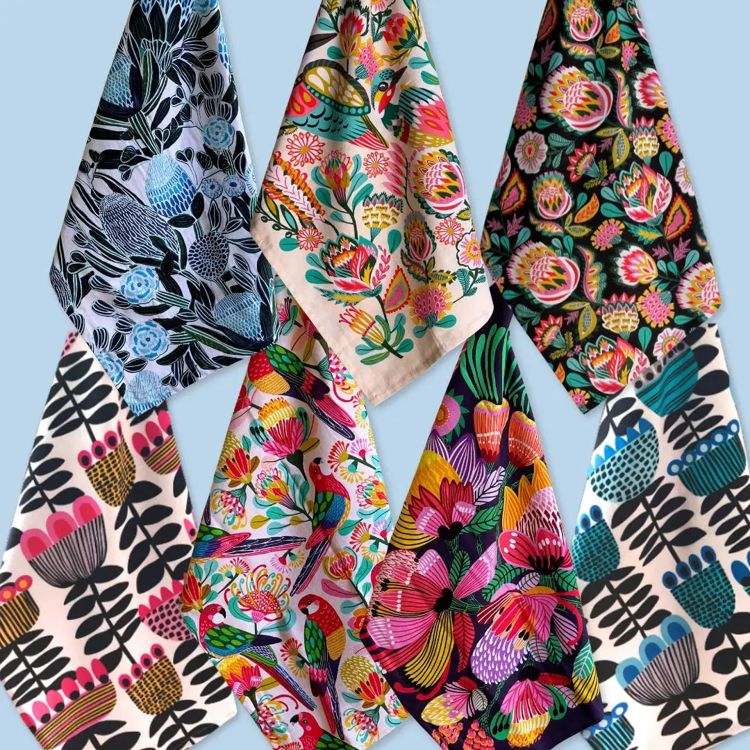 7-Day Tea Towel Set – Mid-Century Pop Edition Kirsten Katz