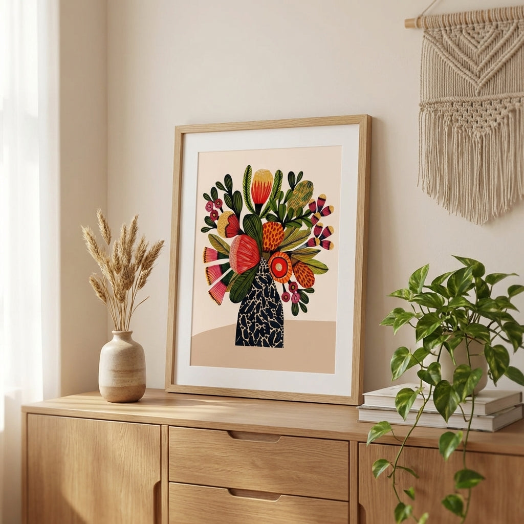 Australian Bush Flower Wall Art Print | Botanical Art – Kirsten Katz