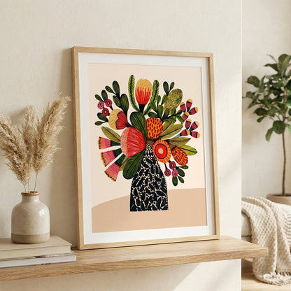 Australian Bush Flower Wall Art Print