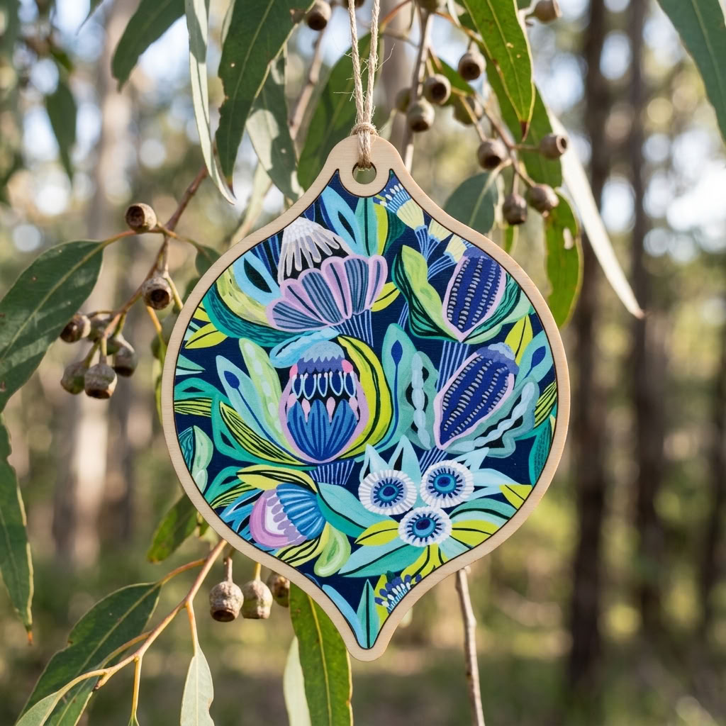 Australian Bush Christmas Bauble Kirsten Katz