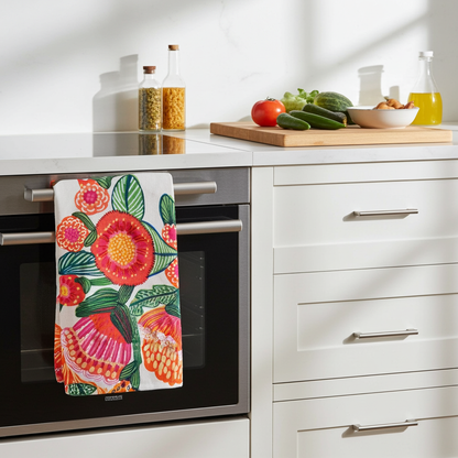 Aussie Natives Tea Towel - Kirsten Katz Art